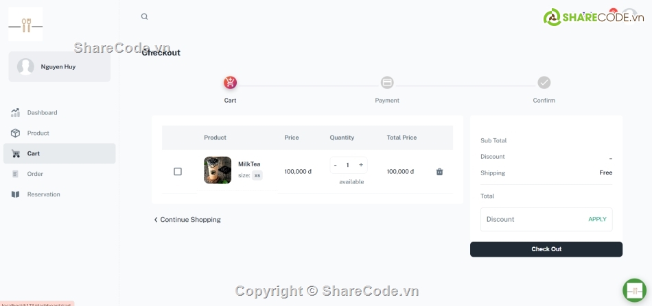 Code đồ án,code quản lý nhà hàng,nodejs,reactjs,mongodb,manager restauran